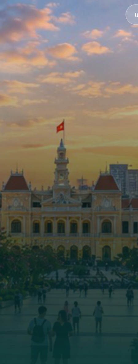 Ho Chi Minh City at sunset